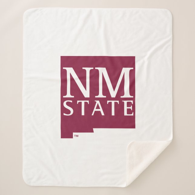 New Mexico State Sherpa Blanket (Front)