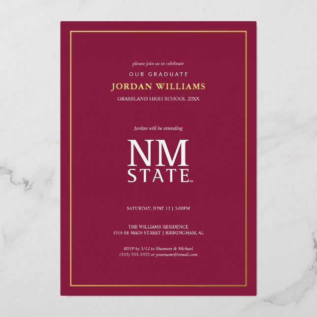 New Mexico State University Graduation (Front)