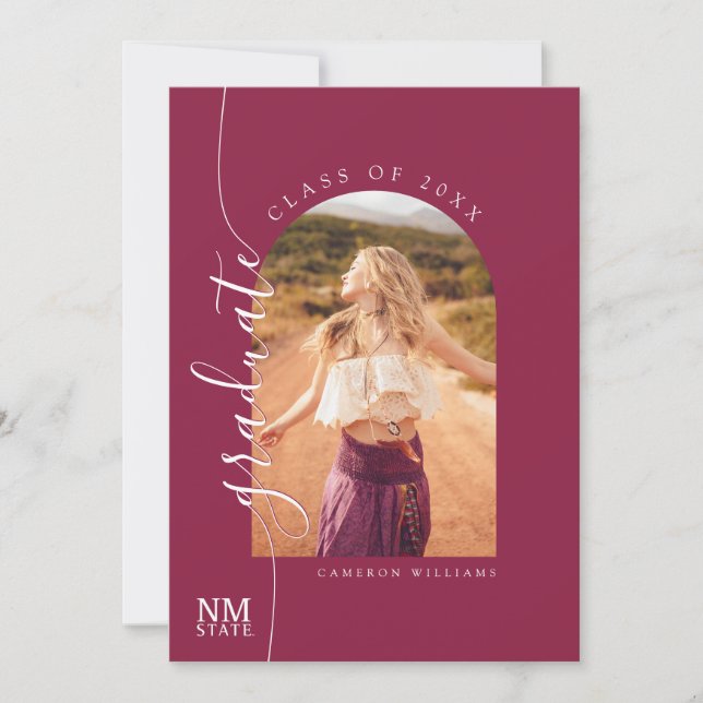 New Mexico State University Graduation Announcement (Front)