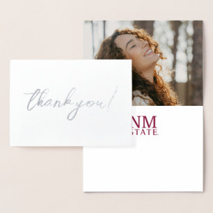 New Mexico State University Graduation Foil Card