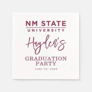 New Mexico State University Graduation Napkin