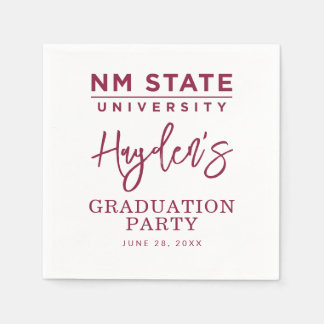 New Mexico State University Graduation Napkin
