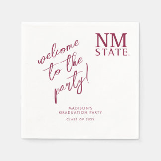 New Mexico State University Graduation Napkin