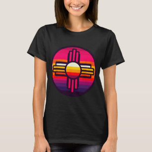 New Mexico State Zia Vintage Retro-modern Zia Symb T-Shirt