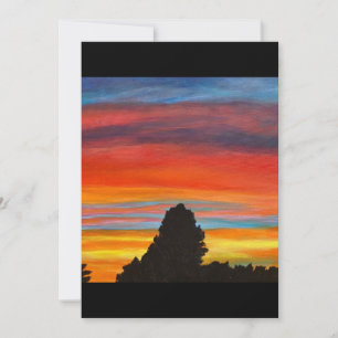 New Mexico Sunset: The Land of Enchantment Holiday Card