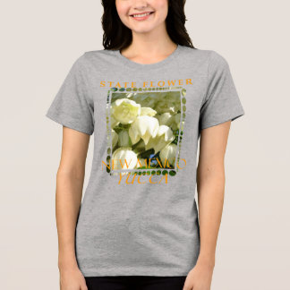 New Mexico Territory Flower The Yucca Tri-Blend Shirt