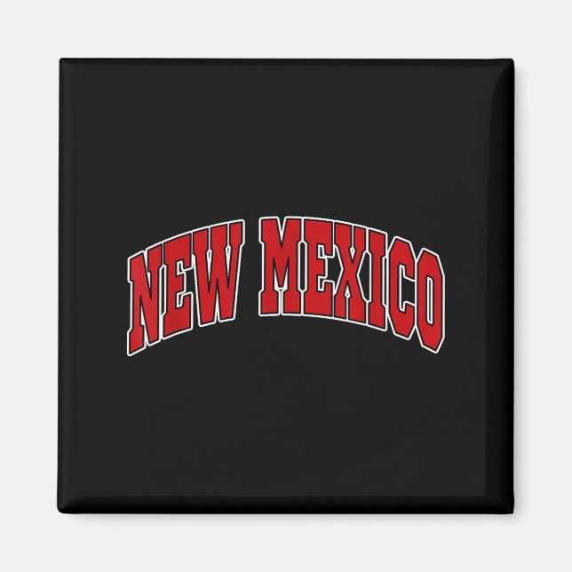 New Mexico - Throwback Design - Clic  Magnet (Front)
