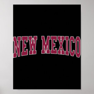 New Mexico - Throwback Design - Clic Poster