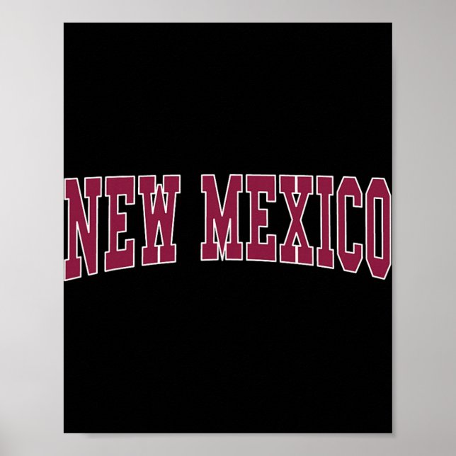 New Mexico - Throwback Design - Clic  Poster (Front)