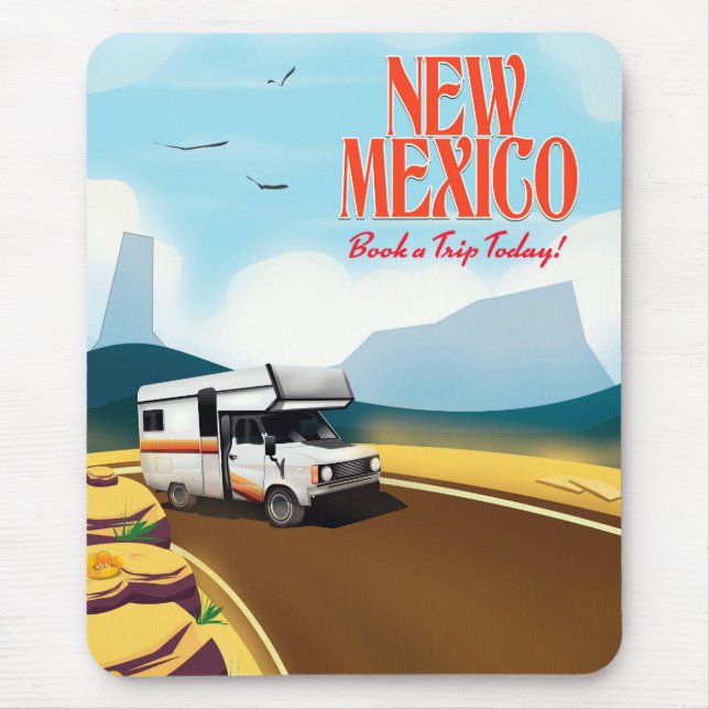 New Mexico Travel poster Mouse Pad (Front)