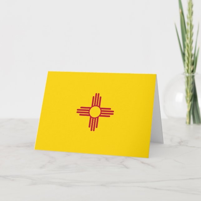 New Mexico (US State) Flag Card (Front)