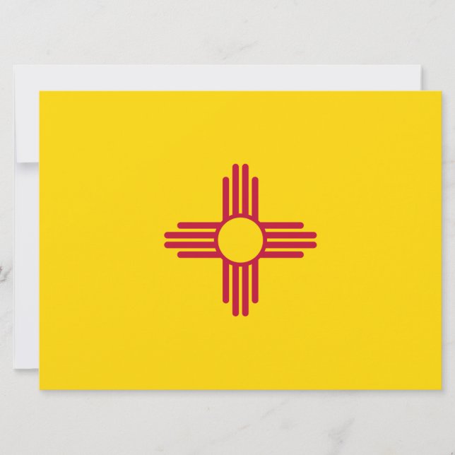 New Mexico (US State) Flag Card (Front)