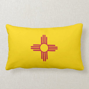New Mexico (US State) Flag Lumbar Cushion