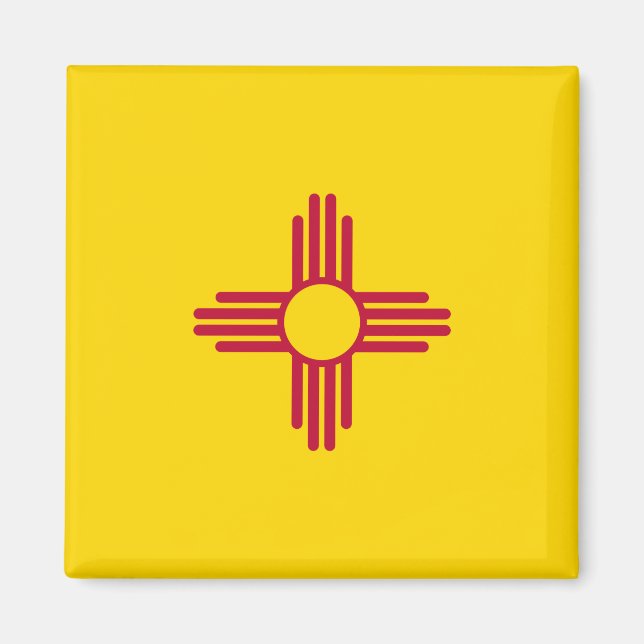 New Mexico (US State) Flag Magnet (Front)