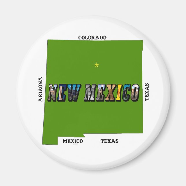 New Mexico, USA Magnet (Front)
