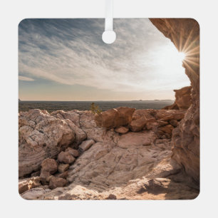 New Mexico - USA Metal Tree Decoration