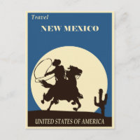 New Mexico Vintage Travel Poster