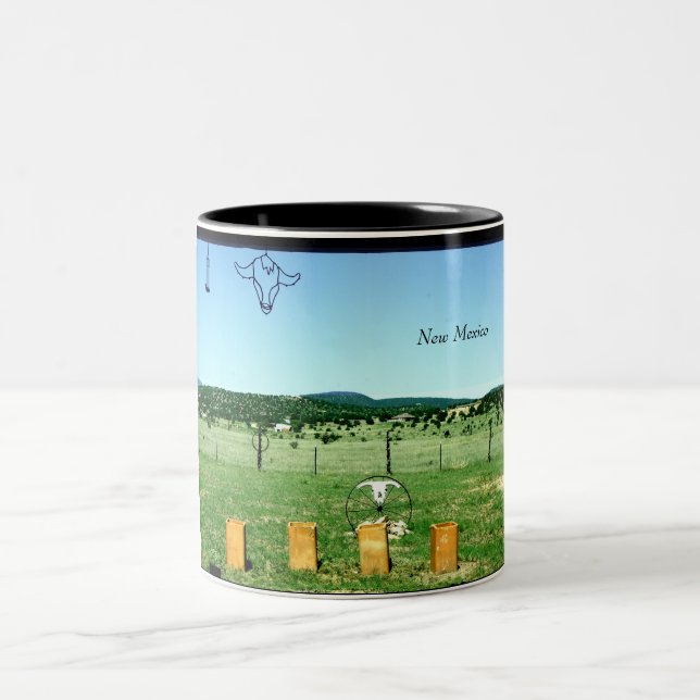 New Mexico Vistas Two-Tone Coffee Mug (Center)