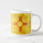 New Mexico Watercolor Flag Large Coffee Mug<br><div class="desc">Hope you like this New Mexico watercolor flag design! Customise it with your own text. And check my shop for more fun stuff and other flags too!</div>