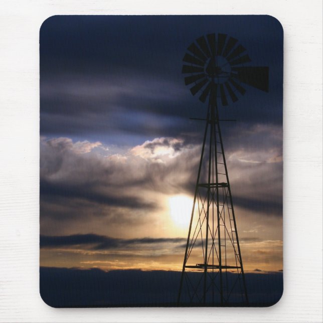 New Mexico Windmill Mouse Pad (Front)