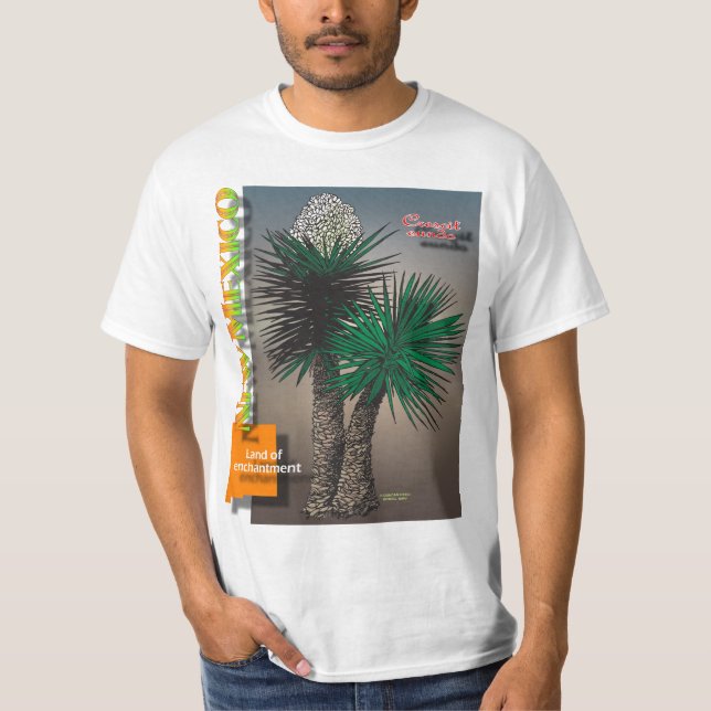 New Mexico yucca map shirt F/B (Front)