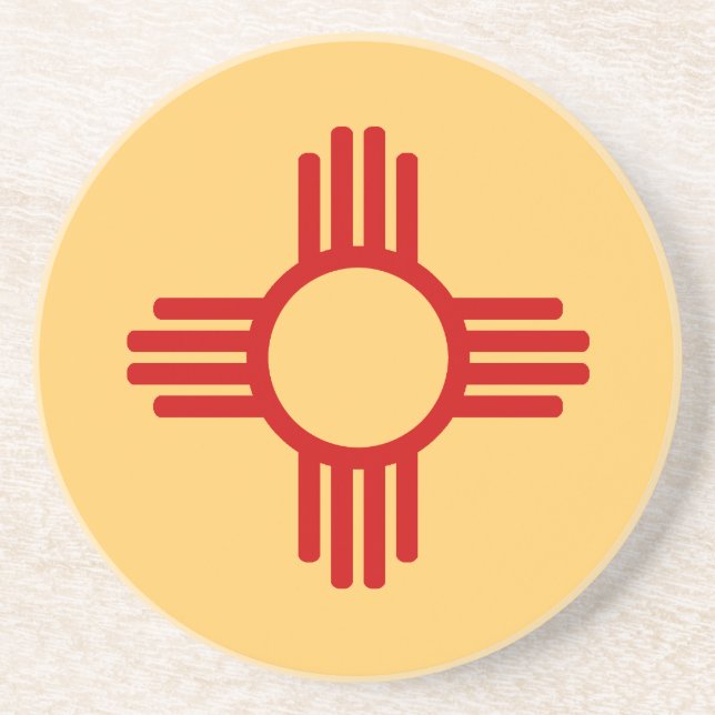 New Mexico Zia Coaster (Front)