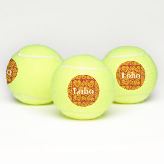 New Mexico Zia Heart Tennis Balls
