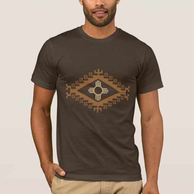 New Mexico Zia Motif T-Shirt (Front)