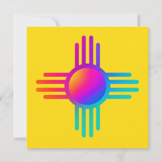 New Mexico Zia Sun  Invitation