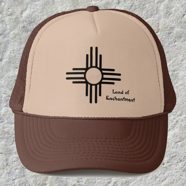 New Mexico Zia Sun Symbol Custom Hat Cap (Creator Uploaded)