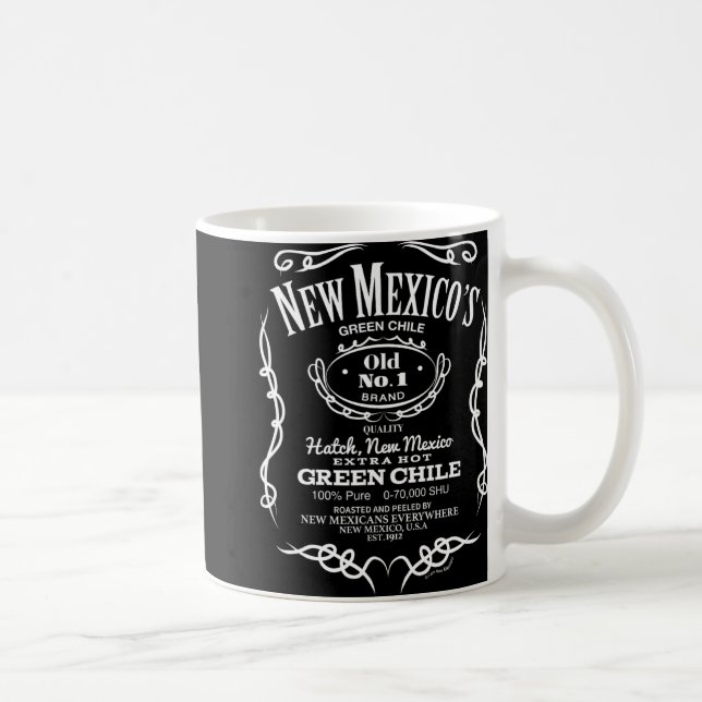 New Mexico's Old No. 1 Hatch Green Chile Novelty D Coffee Mug (Right)