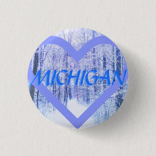 NEW MICHIGAN WINTER PERIHEART PIN