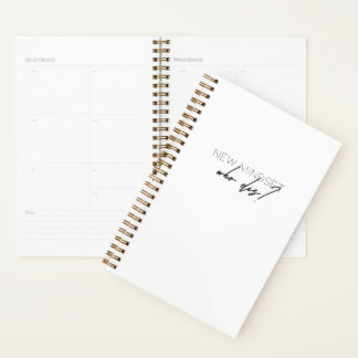 New Mindset Who dis? Daily Planner