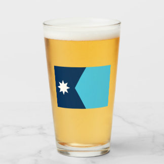New Minnesota State Flag Glass