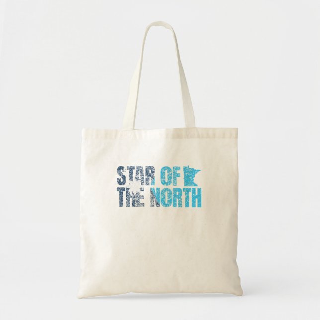 New Minnesota State Flag Mn Star Of The North Map  Tote Bag (Front)