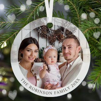 New Modern Style Double Sided Two photo Custom Metal Tree Decoration