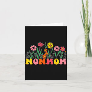 New Mommom Wildflower Floral First Birthday & Card