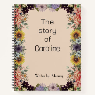 New Mommy baby journal Spiral Notebook
