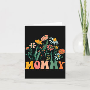 New Mommy Wildflower First Birthday & Baby Sho Card