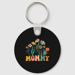 New Mommy Wildflower First Birthday & Baby Sho Key Ring
