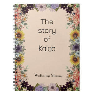 New Mommy's Journal Custom Personalized Spiral