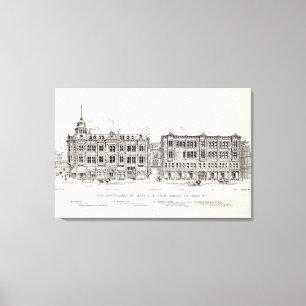 New Montgomery East side Market and Jessie Canvas Print