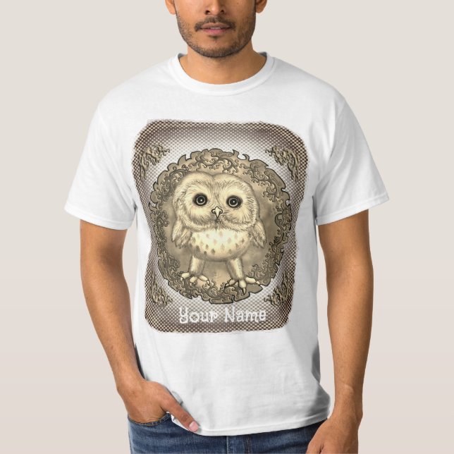 New Moon Baby Owl T-Shirt (Front)