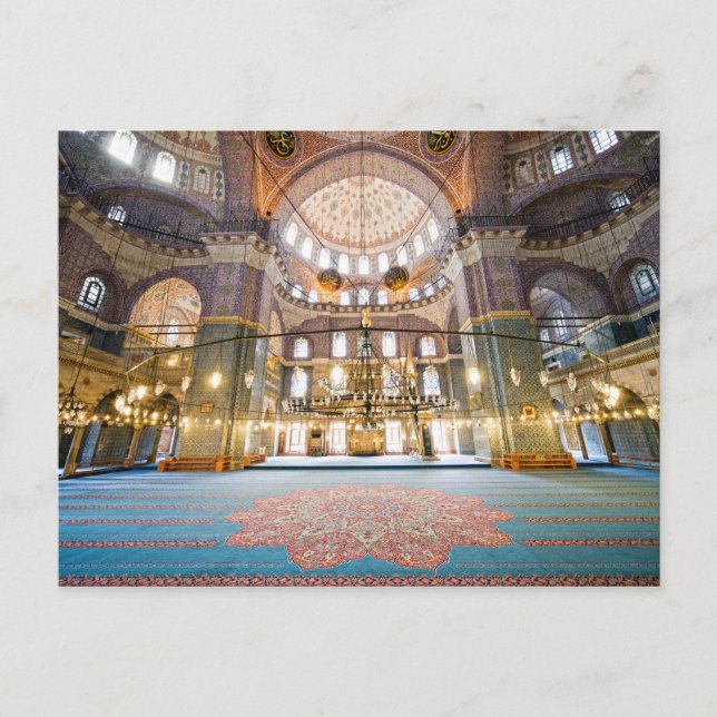 New Mosque Interior Postcard (Front)