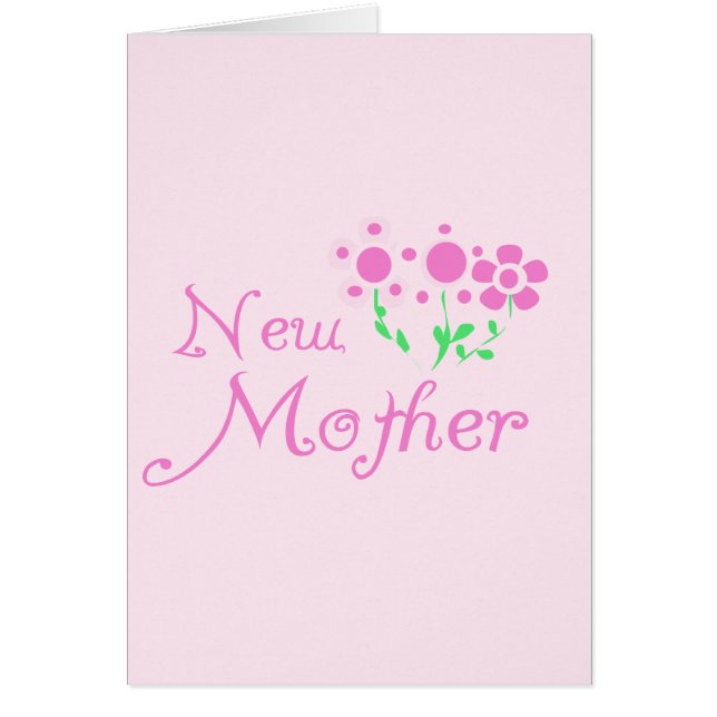 New Mother Pink Flowers T-shirts and Gifts (Front)