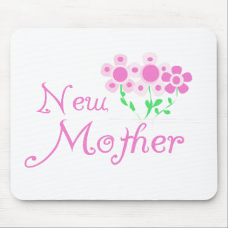 New Mother Pink Flowers T-shirts and Gifts Mouse Pad