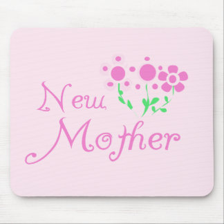 New Mother Pink Flowers T-shirts and Gifts Mouse Pad