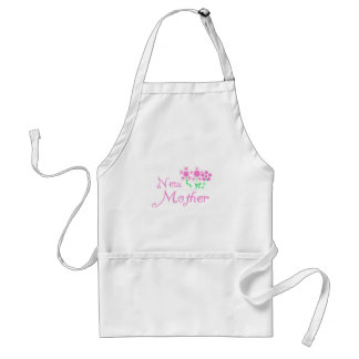 New Mother Pink Flowers T-shirts and Gifts Standard Apron