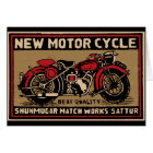New Motorcycle Safety Match Label