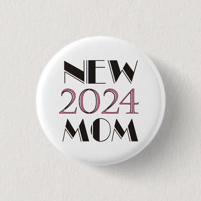 New Mum 2024 Button (Front)